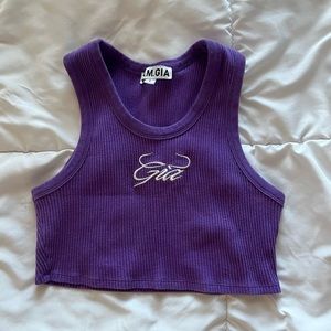 I Am Gia Vea crop tank